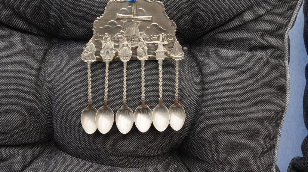 Muurhanger met lepeltjes / Lepeltjes Schoonhoven, Ophalen of Verzenden