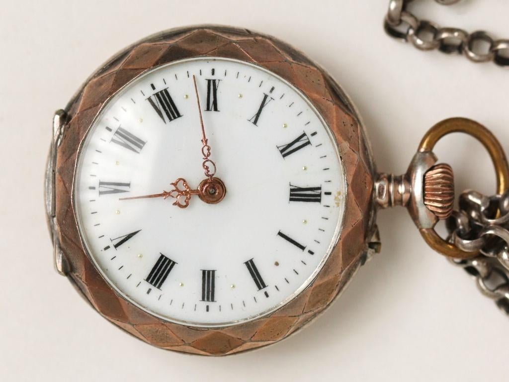 vintage zakhorloges Remontoir, Indus, Heno, Overige merken, Overige materialen, Zakhorloge, Ophalen of Verzenden