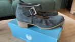 Durea bandschoenen met hakje maat 7 H, Schoenen met lage hakken, Ophalen of Verzenden, Zo goed als nieuw, Grijs