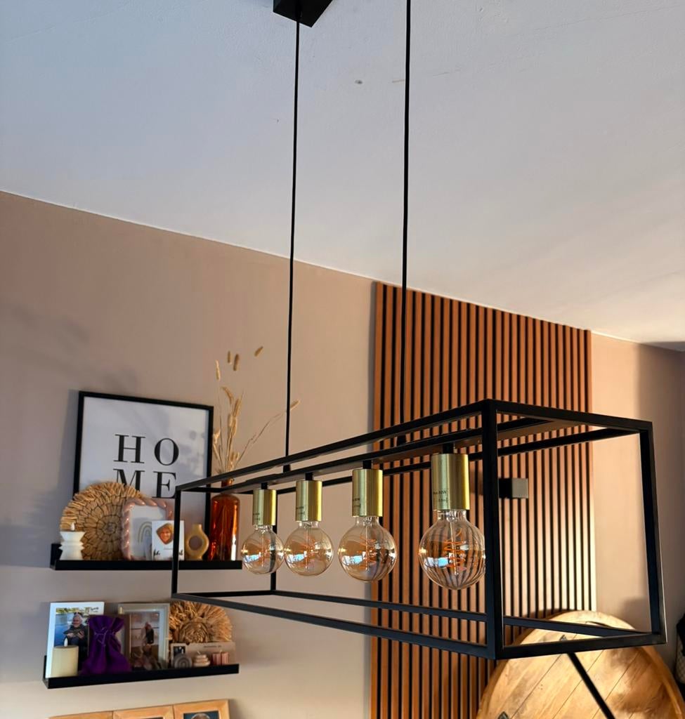 Eettafel lamp + bijpassende kleinere lamp MOGEN GELIJK WEG!, Huis en Inrichting, Lampen | Hanglampen, Ophalen, Zo goed als nieuw