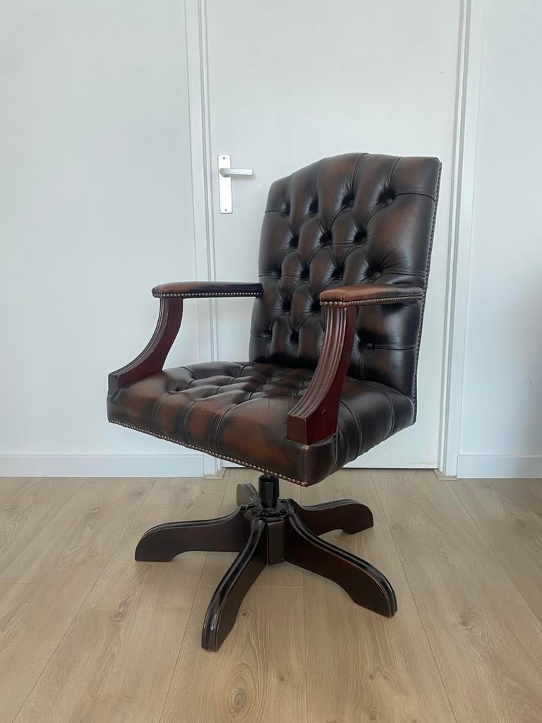 Chesterfield Bureaustoel Gainsborough (hele nette staat), Huis en Inrichting, Bureaustoelen, Ophalen of Verzenden, Zo goed als nieuw