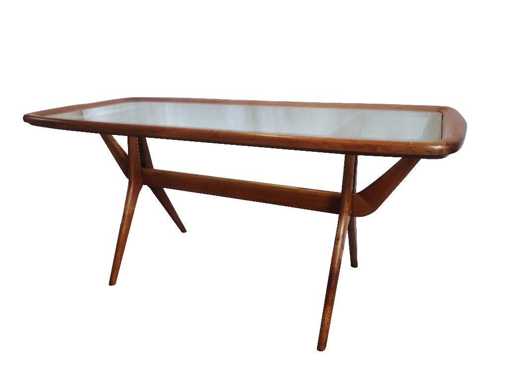 Schitterende vintage Italiaan Cecare Lacca design salontafel, Ophalen, Gebruikt
