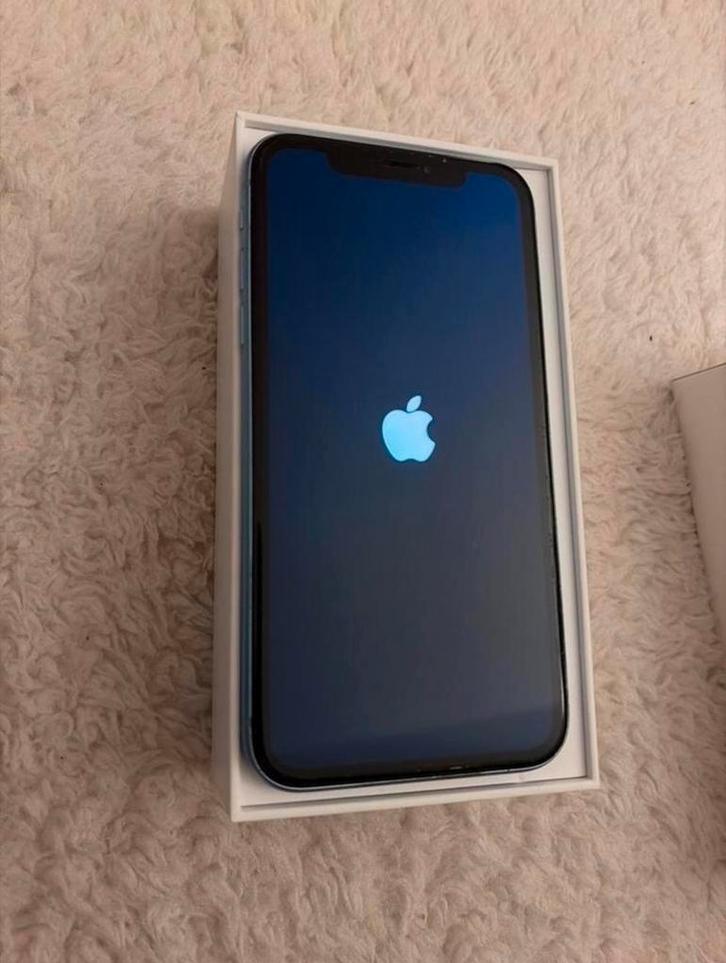 iPhone XR - 64 GB - Blauw, Telecommunicatie, Mobiele telefoons | Apple iPhone, Gebruikt, 64 GB, Zonder abonnement, Zonder simlock