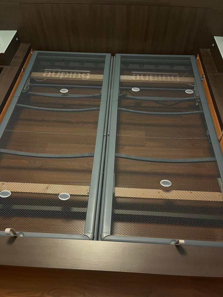 2x Auping handmatig verstelbare bedbodem 90x200 cm, Ophalen, 90 cm, Eenpersoons, Zo goed als nieuw