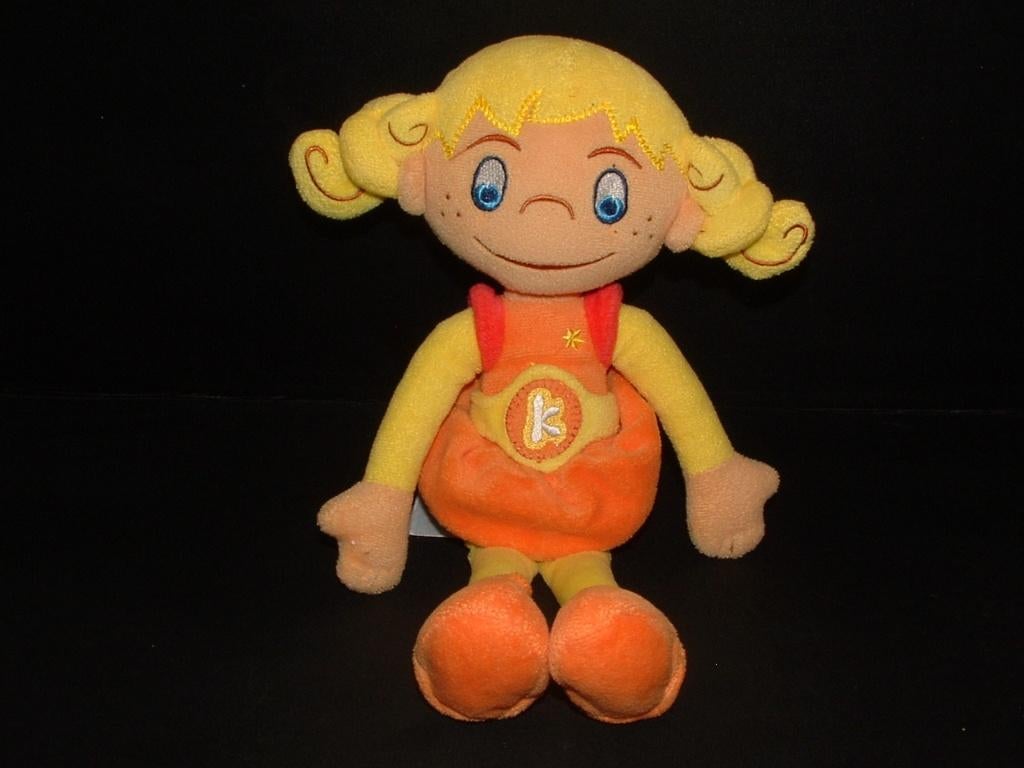 KETNET MEISJE KAATJE MET GROOT HOOFD VELOURS, Kinderen en Baby's, Speelgoed | Knuffels en Pluche, Ophalen of Verzenden, Nieuw