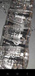 Nieuwe glazen met gouden rand - set van 6, Huis en Inrichting, Keuken | Servies, Glas of Glazen, Nieuw, Ophalen of Verzenden, Glas