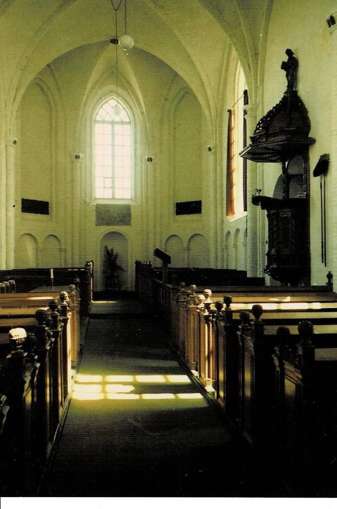 Harkstede, interieur Herv. Kerk, Ophalen of Verzenden, Ongelopen, Groningen