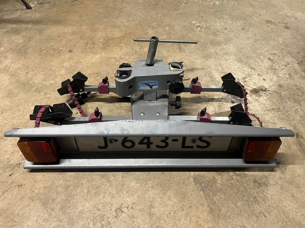 Condor fietsendrager voor 2 fietsen, Auto diversen, Fietsendragers, Gebruikt, Trekhaakdrager, 2 fietsen, Ophalen