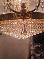 Oude kristallen kroonluchter Boheems kristal, Ophalen, Heikant 21 Kaatsheuvel, Belle Vieille Brocante, Zo goed als nieuw