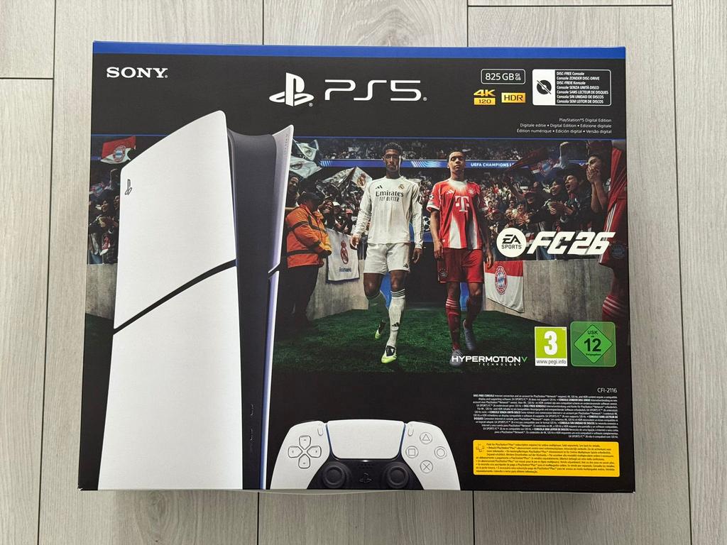 Gesealde PS5 Slim Digital met FC26 game +bon, Ophalen, Nieuw