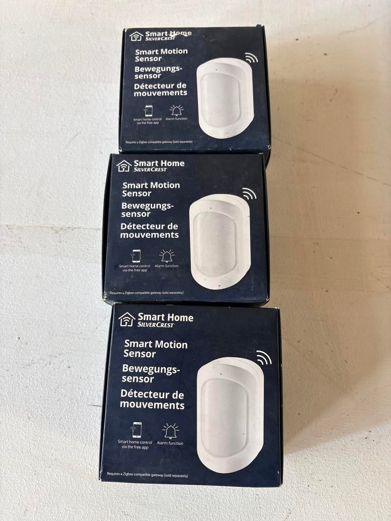 Lidl Smarthome Bewegingssensor (3 stuks), Beweging, Detector, Sensor of Melder, Nieuw, Ophalen of Verzenden