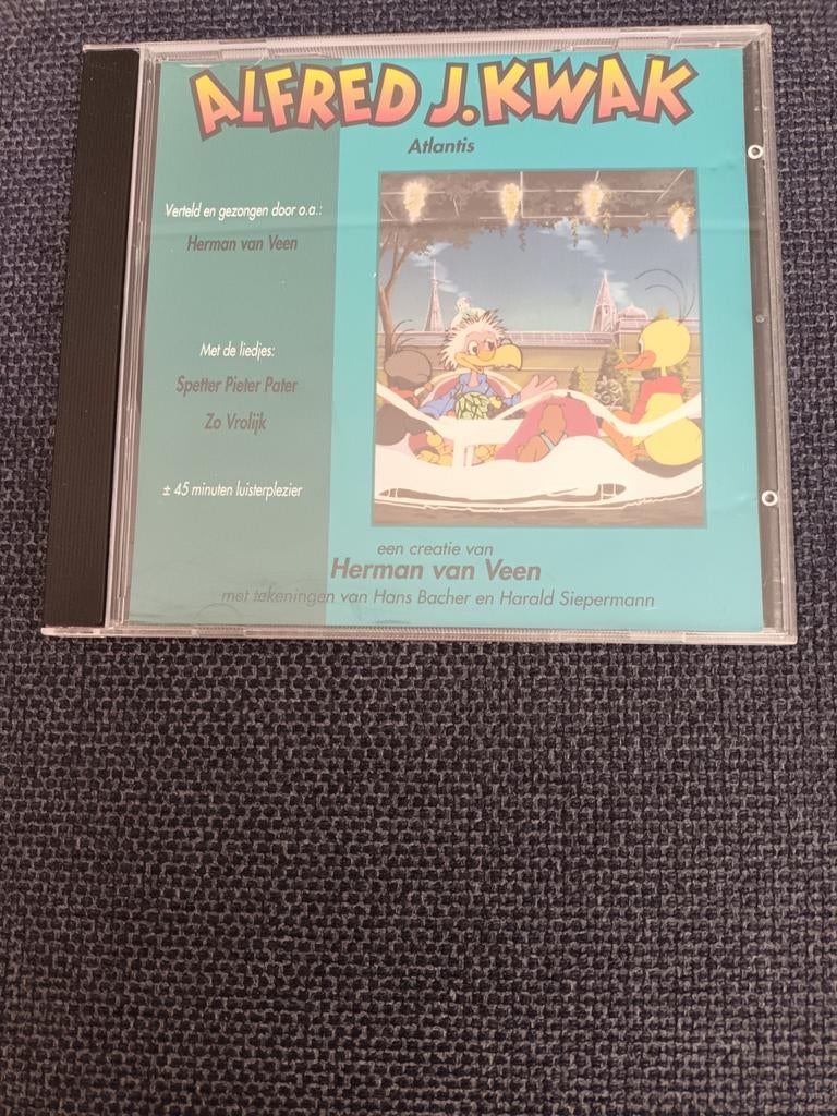 ALFRED J. KWAK - ATLANTIS - Herman van Veen, Cd's en Dvd's, Ophalen of Verzenden, Zo goed als nieuw, Verhaal of Sprookje