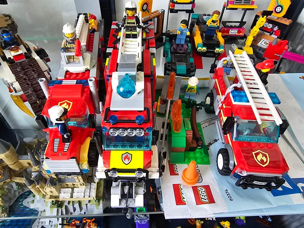 Lego 3 brandweer wagens 60374, Ophalen of Verzenden