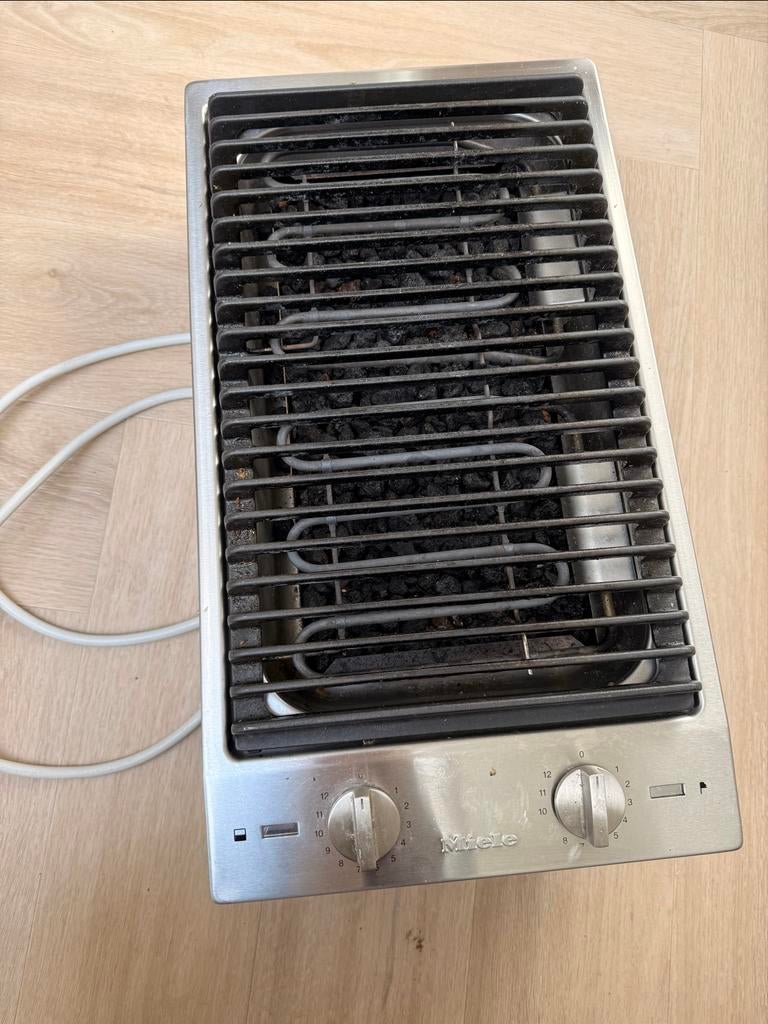 Miele CS1312 Elektrische Barbecue Grillplaat - Gebruikt, Ophalen, Gebruikt, 3 kookzones of minder, Inbouw
