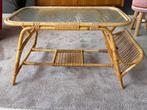 Rotan vintage salontafel, Ophalen, Overige materialen, Minder dan 50 cm, Gebruikt