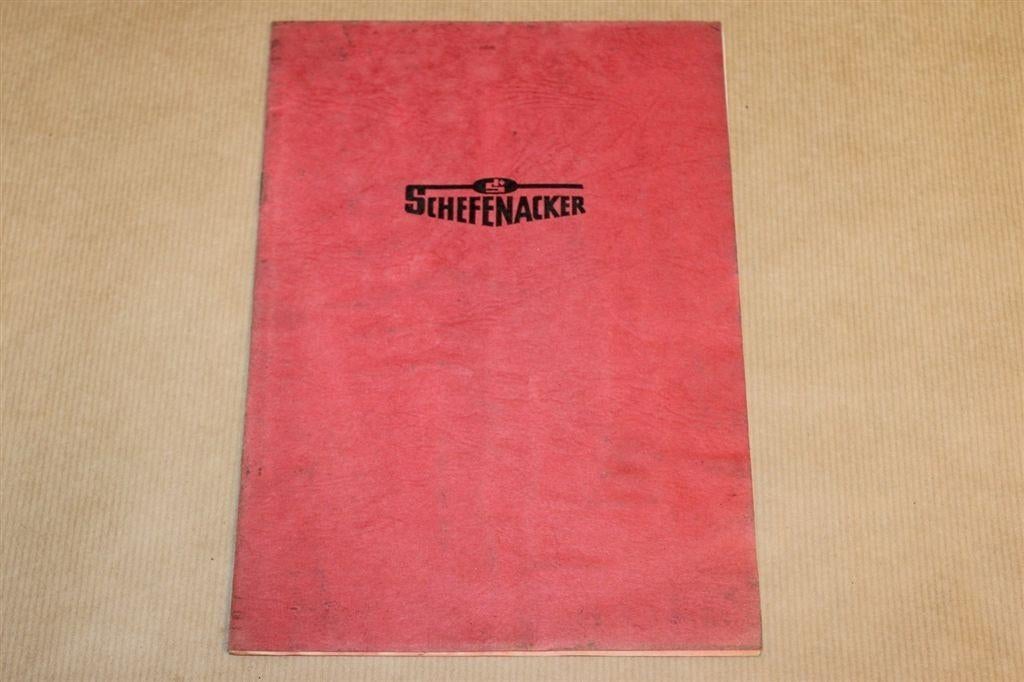 Onderdelencatalogus Schefenacker Grondboormachine, Ophalen of Verzenden, Gelezen, Bouwkunde