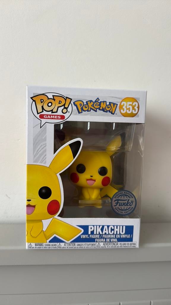 Pikachu funko pop special edition, Verzamelen, Poppetjes en Figuurtjes, Ophalen of Verzenden, Nieuw