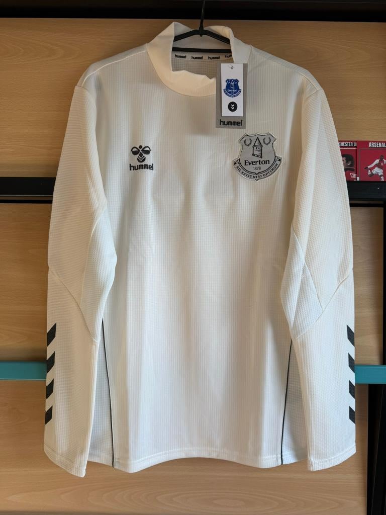 Everton FC Hummel Trainingstrui Wit Nieuw Maat S, Wit, Nieuw, Ophalen of Verzenden, Voetbal