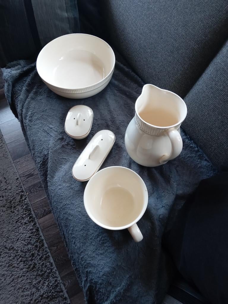 Steingut lampetset 5-delig, Ophalen