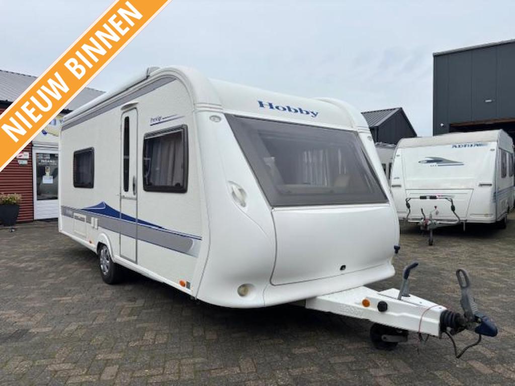 Hobby Prestige 540 WLU bj.2009, MOVER, VOORTENT, LUIFEL!!!, Caravans en Kamperen, Schokbreker, Rondzit, Hobby, Bedrijf