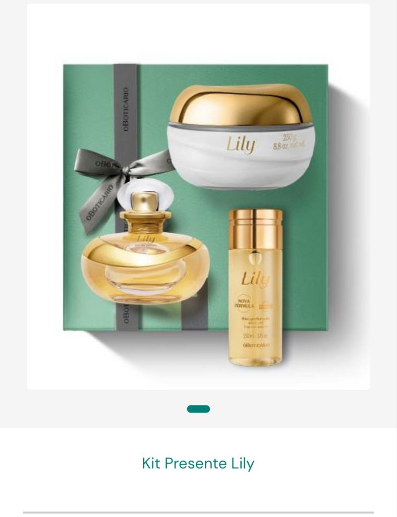 Kit Lily Vam Boticario, crème en parfum, Verzenden, Nieuw