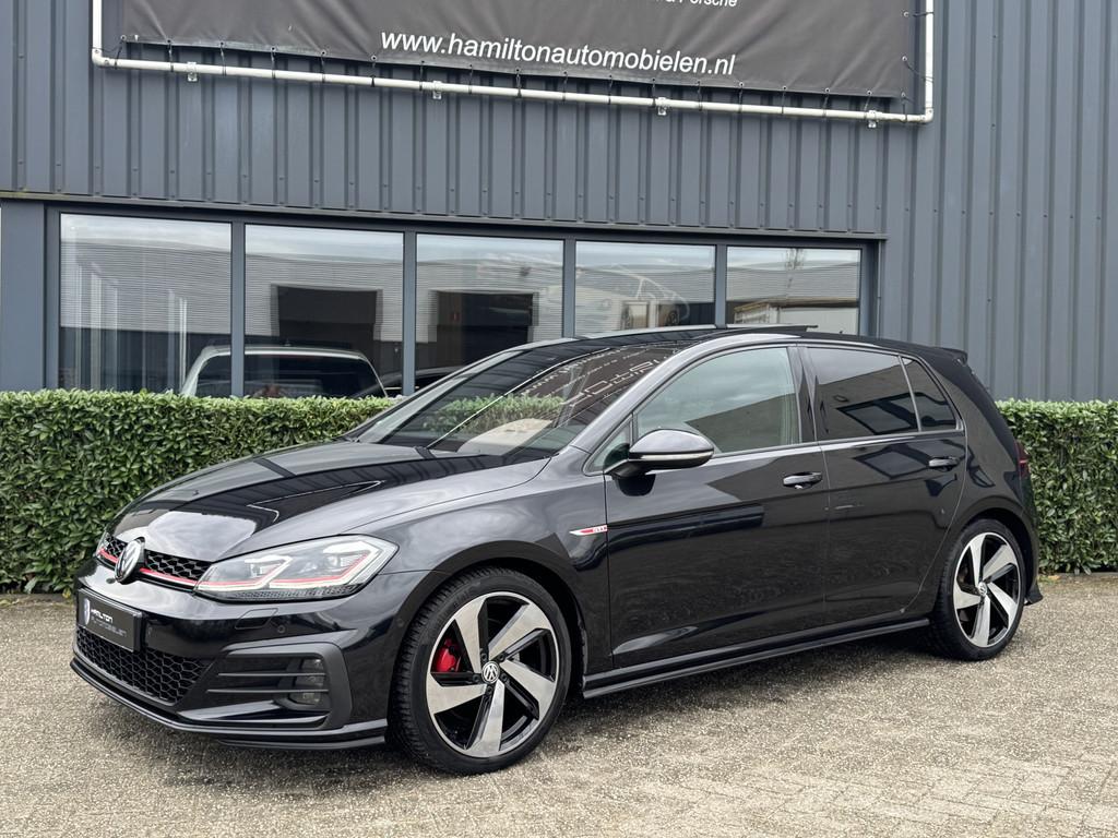 Volkswagen Golf 7,5 GTI 2.0 TSI 230pk DSG / Aut. Full Option, 4 cilinders, Zwart, Leder, Golf