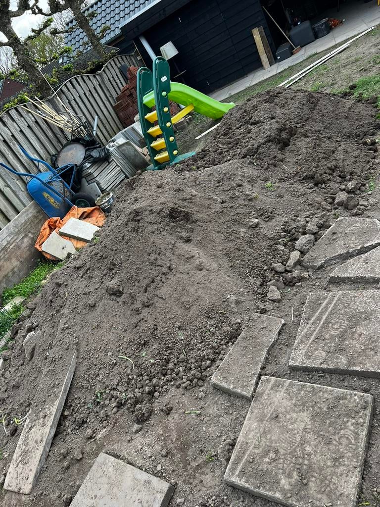 Zwart zand, Gratis af te halen!!, Tuin en Terras, Zand, Ophalen, Gebruikt, Overige typen