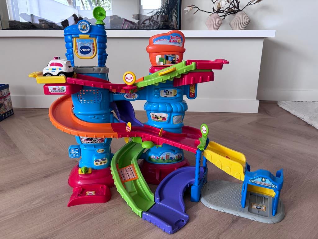 VTech Toet Toet Auto's politieen garage, Ophalen of Verzenden, Gebruikt, 6 maanden tot 2 jaar