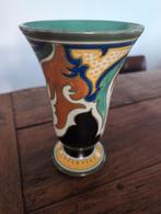 Gouds Plateel Vaas - Art Deco stijl, Ophalen of Verzenden