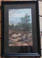 Duingezicht. Pastel. Circa 1920. 51/72 cm., Ophalen, Zo goed als nieuw, 50 tot 75 cm, Tekening