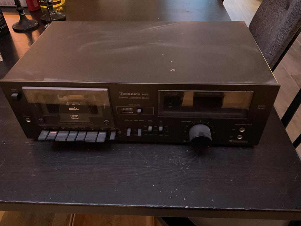 Technics M22 Stereo Cassette Deck, Audio, Tv en Foto, Cassettedecks, Enkel, Overige merken, Tiptoetsen, Ophalen
