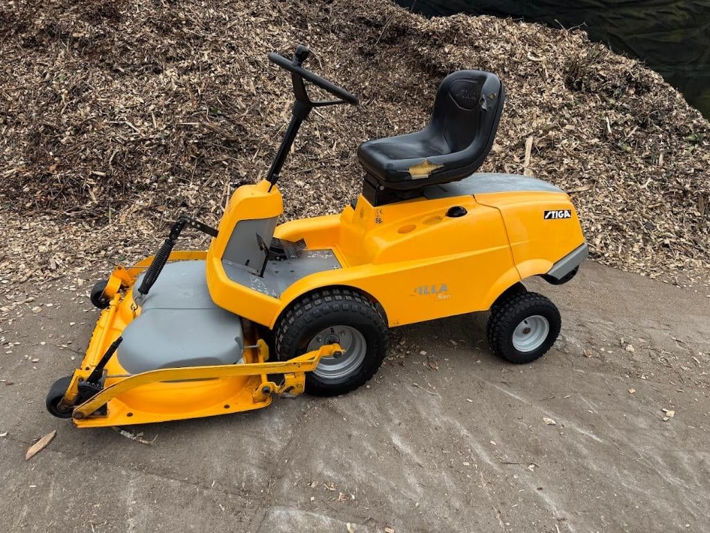 stiga villa royal honda gcv520 2 cylinder motor, Tuin en Terras, Zitmaaiers, Ophalen, Gebruikt, Stiga, Mulchfunctie
