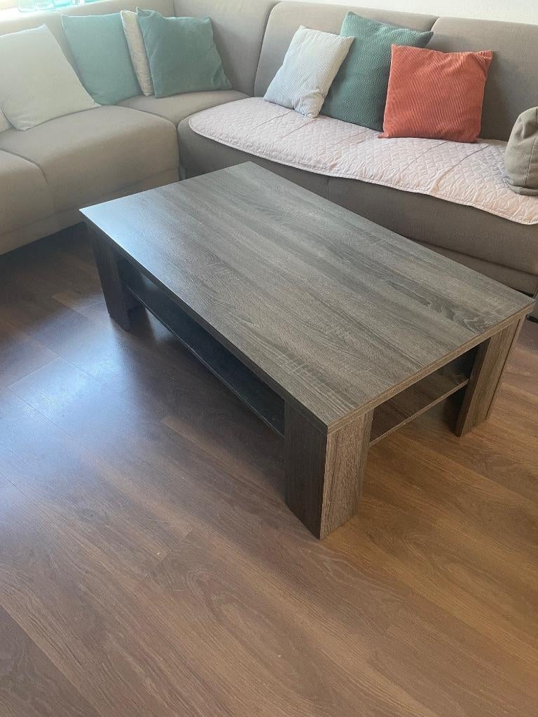 rechthoekige salontafel, Huis en Inrichting, Tafels | Salontafels, Ophalen, Gebruikt, 100 tot 150 cm, 50 tot 100 cm