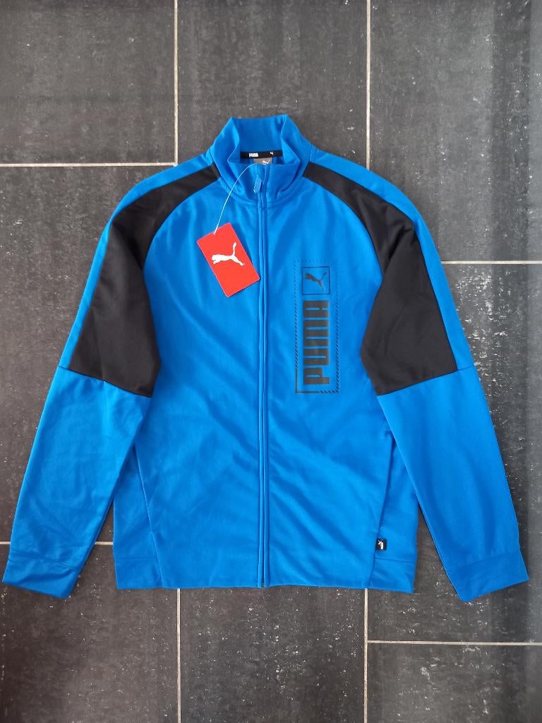 Puma Trainingsvest Trainingsjas m 176 k blauw splinternieuw!, Puma Sportswear, Jongen of Meisje, Nieuw, Ophalen of Verzenden