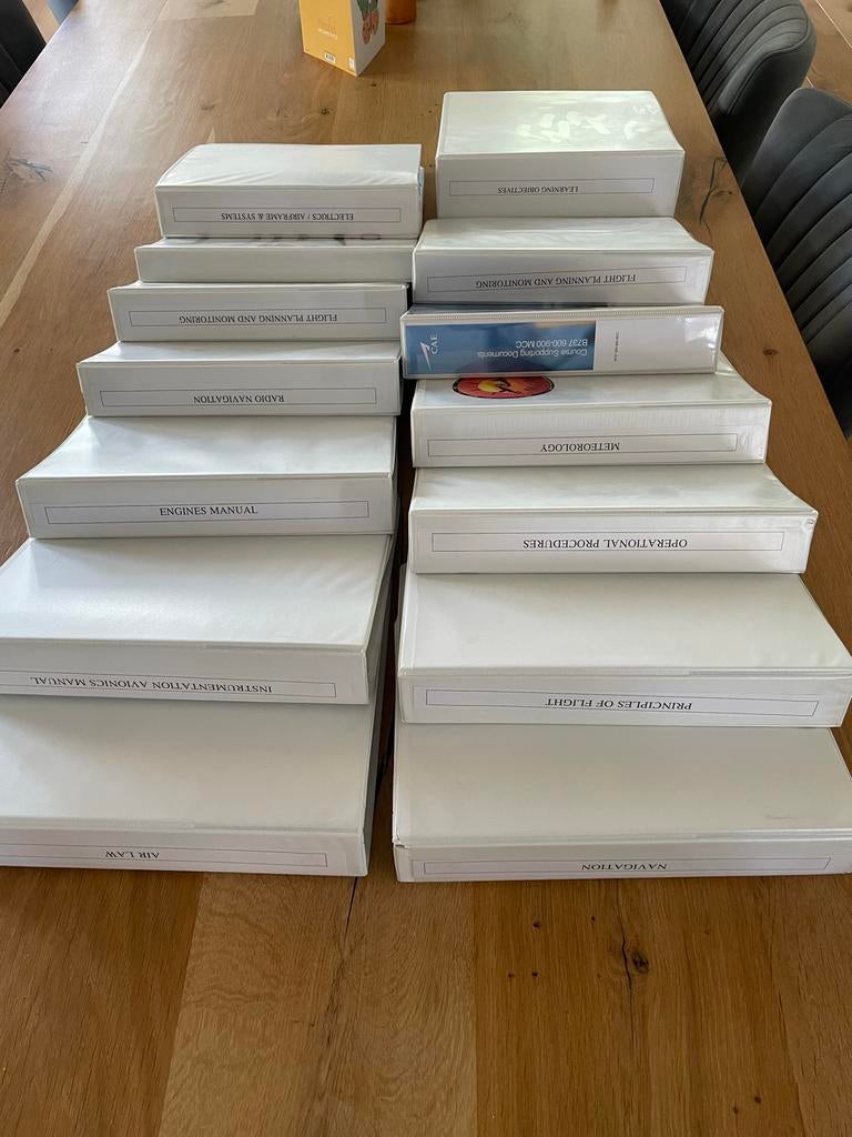 Volledige ATPL Opleiding - 14 Mappen, Ophalen, Alpha, Gelezen, HBO