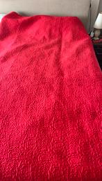 Tekoop rode /wit bedsprei, Huis en Inrichting, Ophalen of Verzenden, Zo goed als nieuw