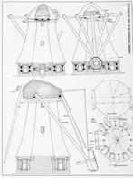 Modelbouw tekening Poldermolen "Jonge Jan", Hobby en Vrije tijd, Modelbouw | Overige, Ophalen of Verzenden, Gebruikt, Groter dan 1:32