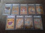 Gegrade pokemon kaarten, PSA en Global Grading, Ophalen of Verzenden, Nieuw, Meerdere kaarten, Foil