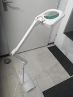 Staande loeplamp met licht, goed vergrootglas en goed licht, Ophalen, Zo goed als nieuw, Loeplamp