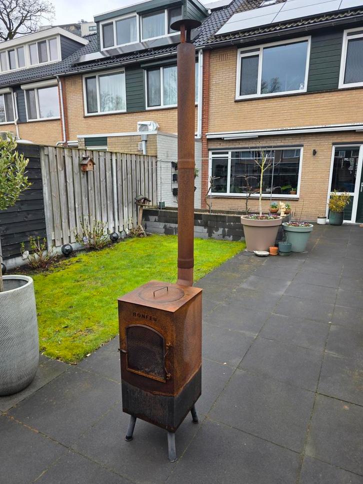 Bonfeu Tuinhaard met rookkanaal, Tuin en Terras, Tuinhaarden, Gebruikt, Ophalen