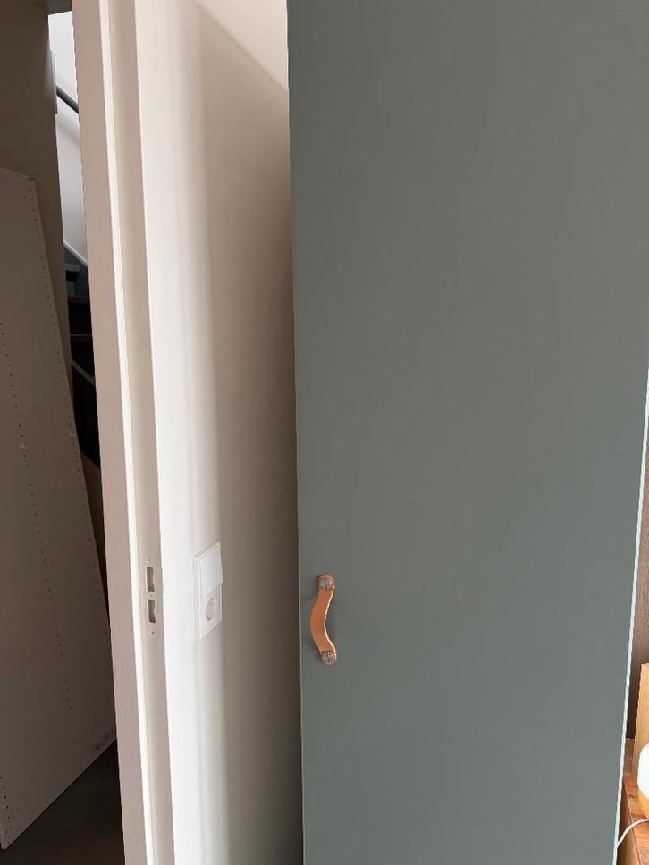 IKEA PAX kledingkast met deur, planken en mand, Huis en Inrichting, Kasten | Kledingkasten, Zo goed als nieuw, 200 cm of meer
