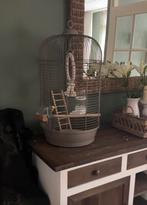 Vogelkooi rond, Dieren en Toebehoren, Vogels | Hokken en Kooien, Ophalen, Zo goed als nieuw, Metaal, Vogelkooi