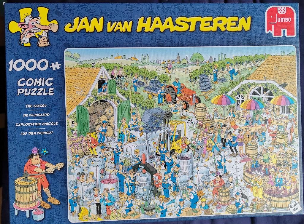 Jan van Haasteren puzzels 1000 stukjes, Ophalen, Zo goed als nieuw