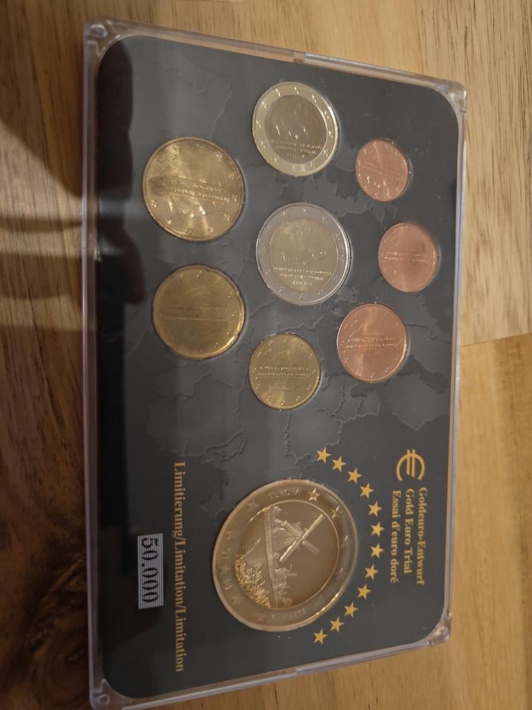 Gouden Euro Test Set Nederland 2014 - Gelimiteerde Oplage, Setje, Overige landen, Goud, Overige waardes