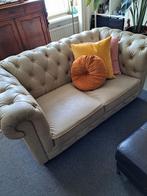 Chesterfield 2 zitter geen leer alleen afhalen, Ophalen, Gebruikt, 150 tot 200 cm, Tweepersoons