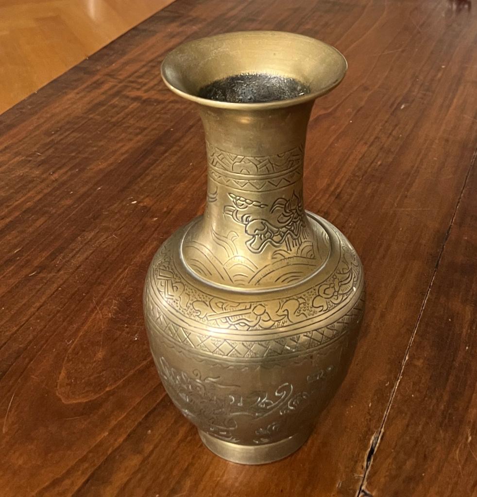 Bronzen vaas, Antiek en Kunst, Ophalen of Verzenden