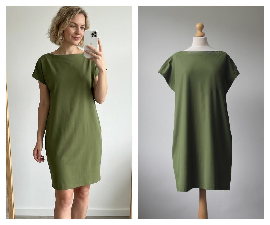 Nikkie - prachtige travel jurk / groen / maat 38, Maat 38/40 (M), Verzenden, Zo goed als nieuw, Nikkie