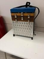 Aluminium viskoffer / bankje met opbergruimte, Ophalen of Verzenden, Gebruikt, Koffer of Tas