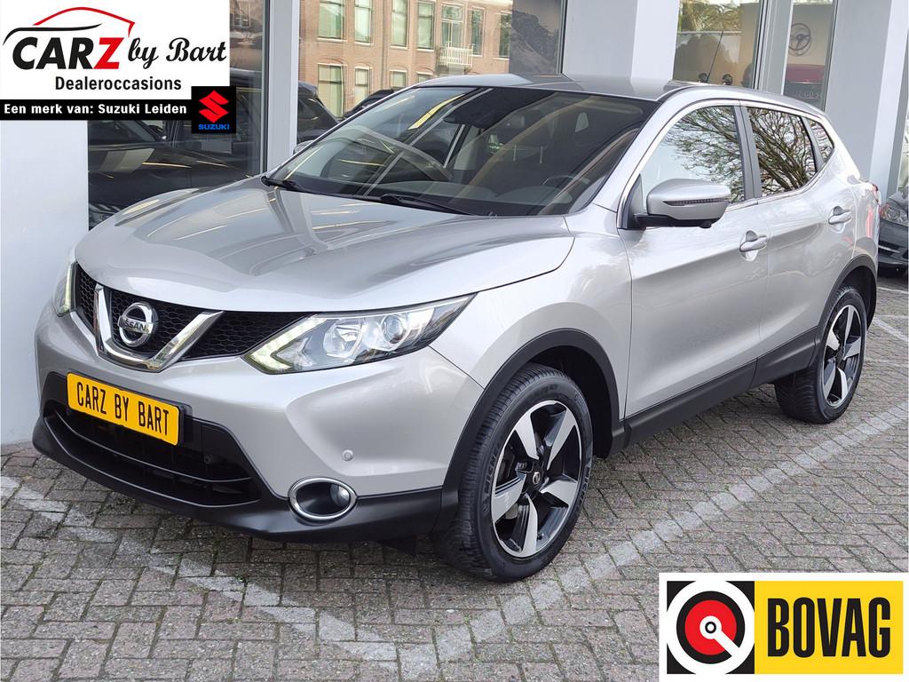 Nissan QASHQAI 1.6 N-CONNECTA 360 Camera | Keyless | Trekhaa, Voorwielaandrijving, 12 maanden, Gebruikt, Zwart