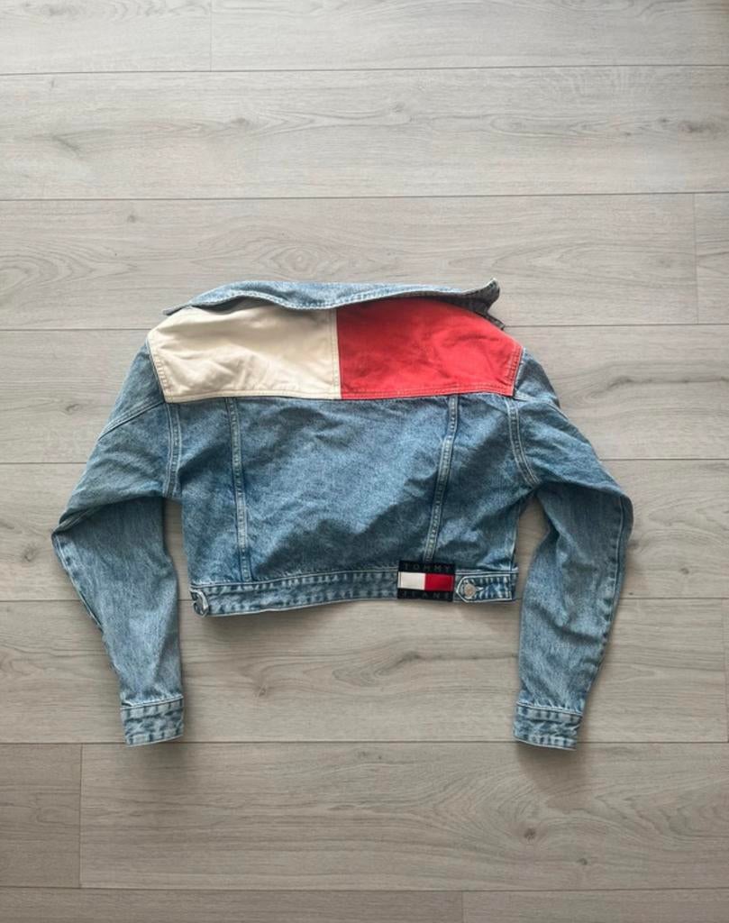 Tommy Jeans jacket maat M, Kleding | Dames, Verzenden, Zo goed als nieuw, Maat 38/40 (M), Blauw